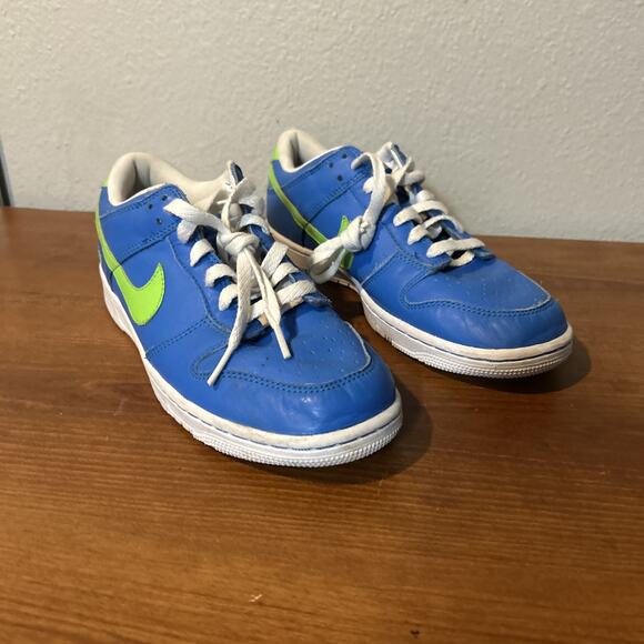 Nike Dunk Low Premium ID By You Mens Size 9.5 Blue Green Goin Go - Picture 1 of 7